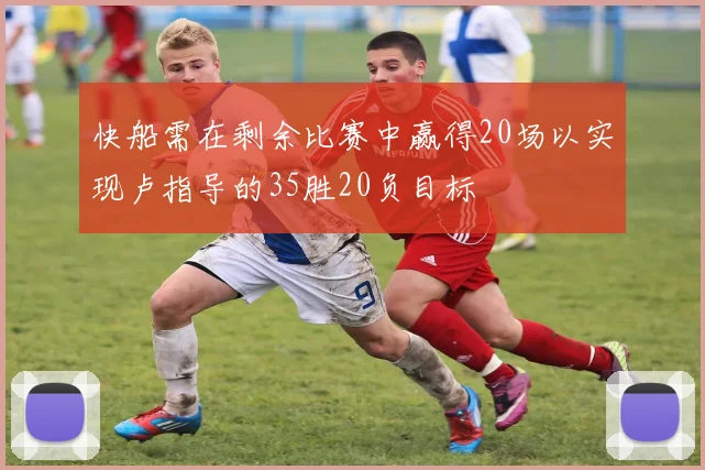 快船需在剩余比赛中赢得20场以实现卢指导的35胜20负目标